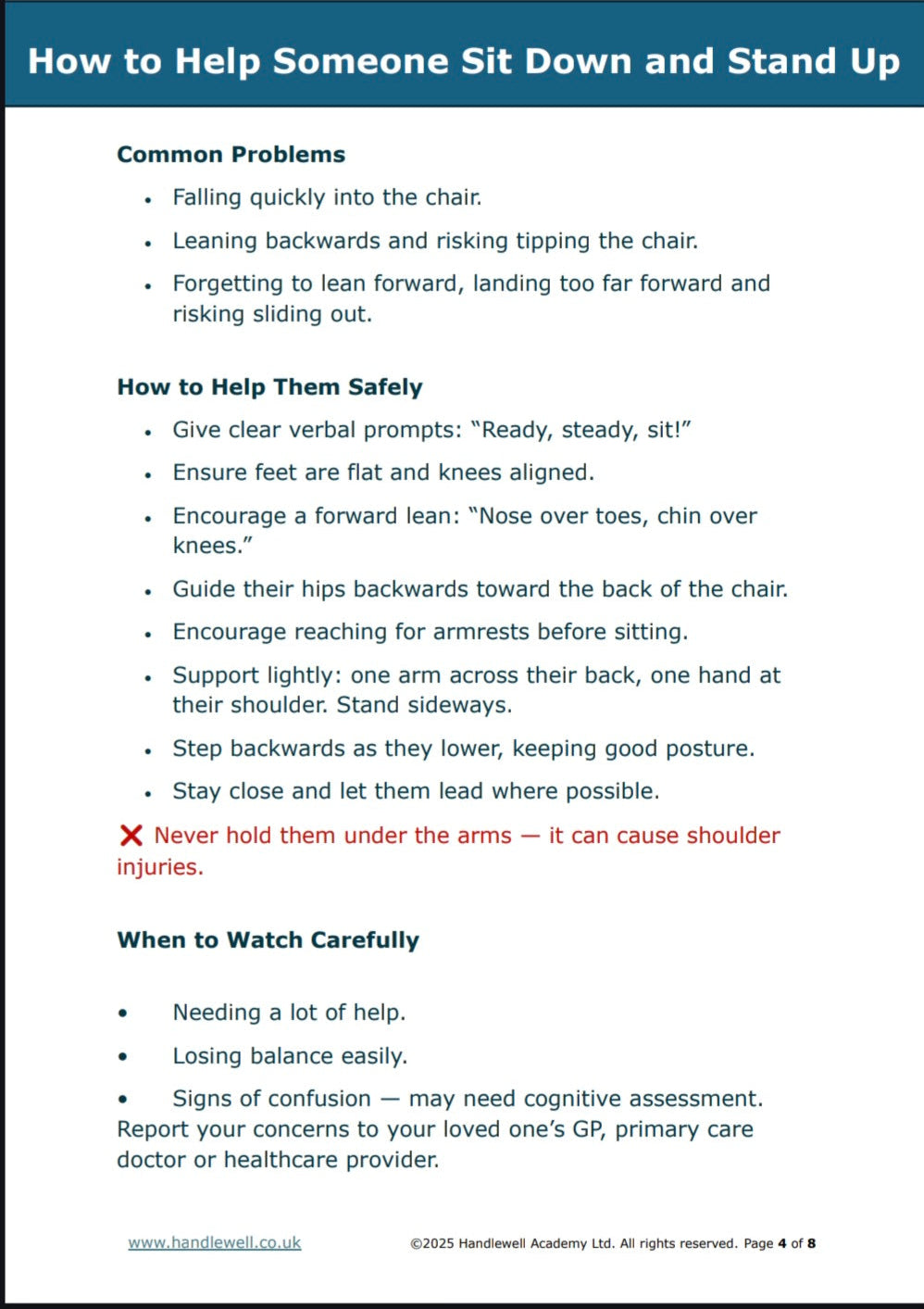 Essentials Toolkit — Safer Moving & Handling Today. Start here for daily care confidence.